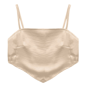 Champagne Sasha Handkerchief Top