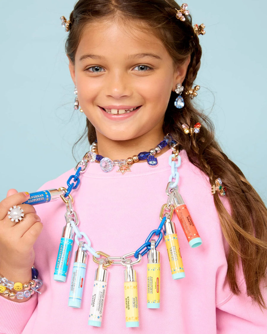 8 Nights of Hanukkah Lip Balm Necklace