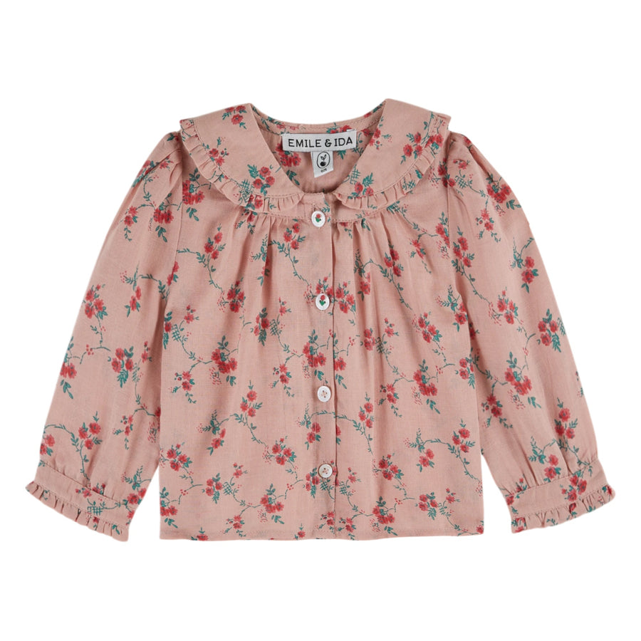 Aster Floral Blouse & Bloomer Set