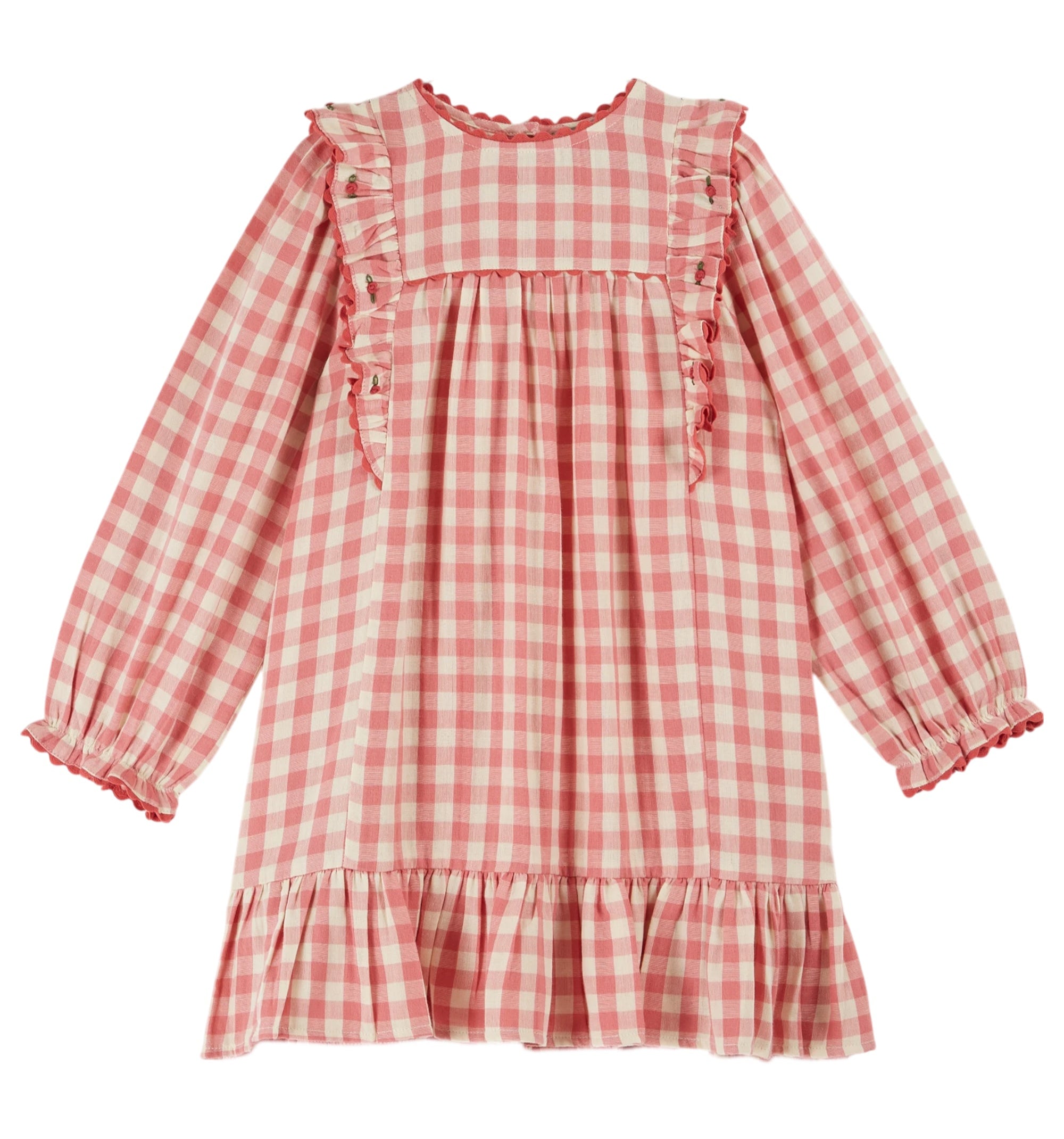ワンピース RMILE ET IDA MINI VICHY Pinafore Dress emile et ida ワンピース dress vichy cafe | tamago paris