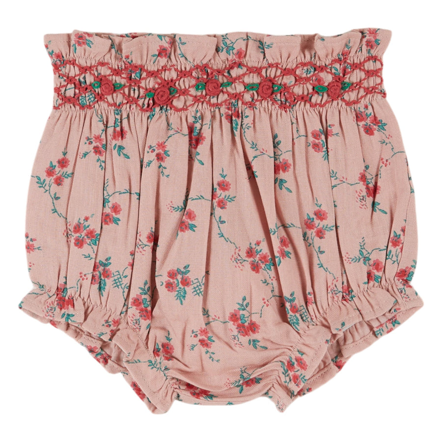 Aster Floral Blouse & Bloomer Set