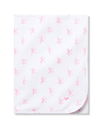 Blushing Bows Baby Blanket