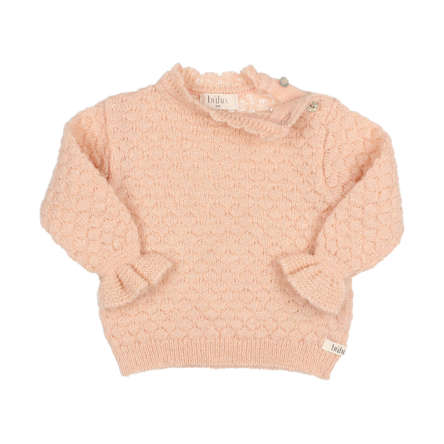 Pale Peach Boho Baby Jumper