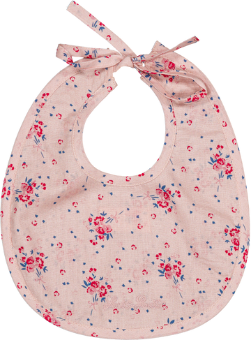 Bulle Romantic Floral Bib with Ribbon