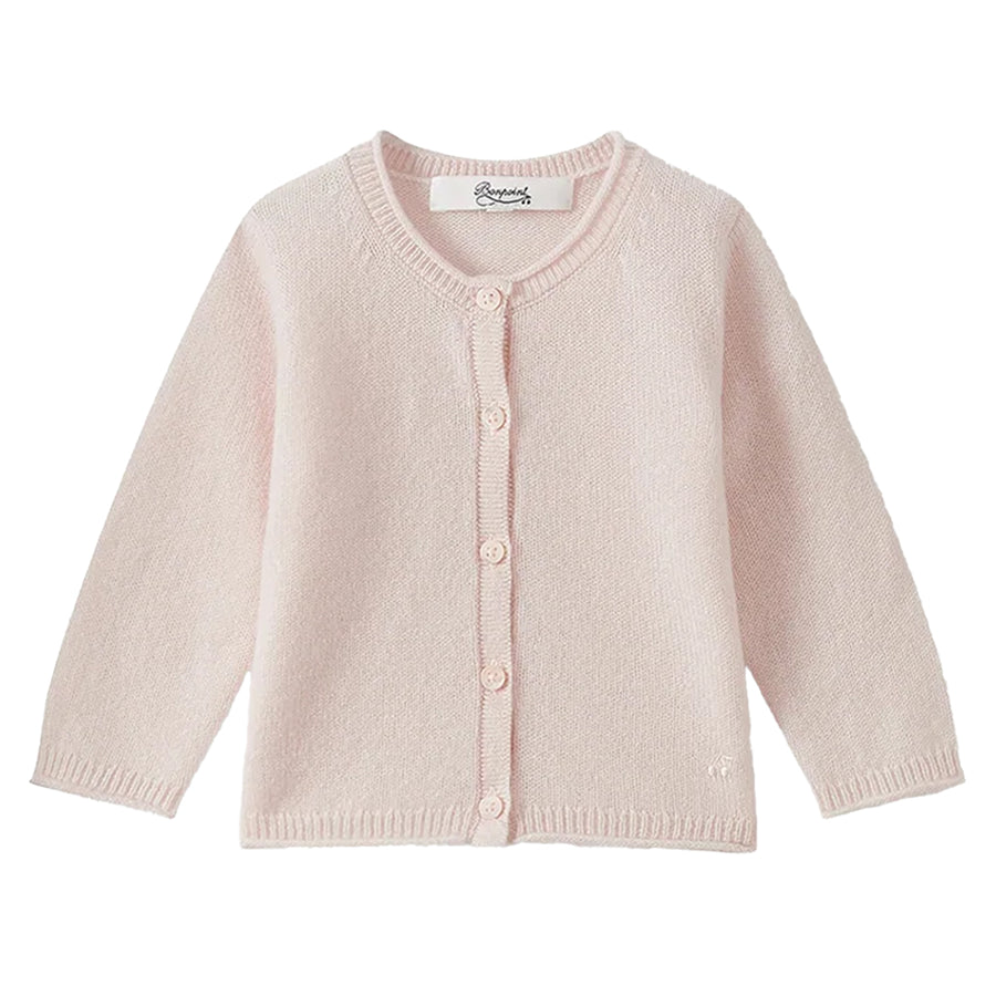 Cashmere Pale Pink Baby Cardigan