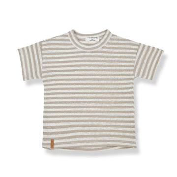 Cesar Striped Linen T-Shirt