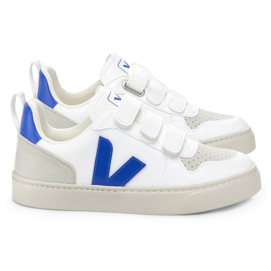 V-10 White Paros Velcro Sneaker