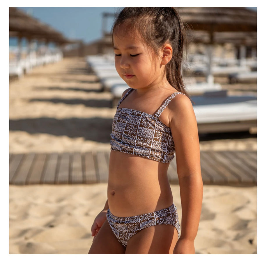 Checker Tree Bandeau Bikini