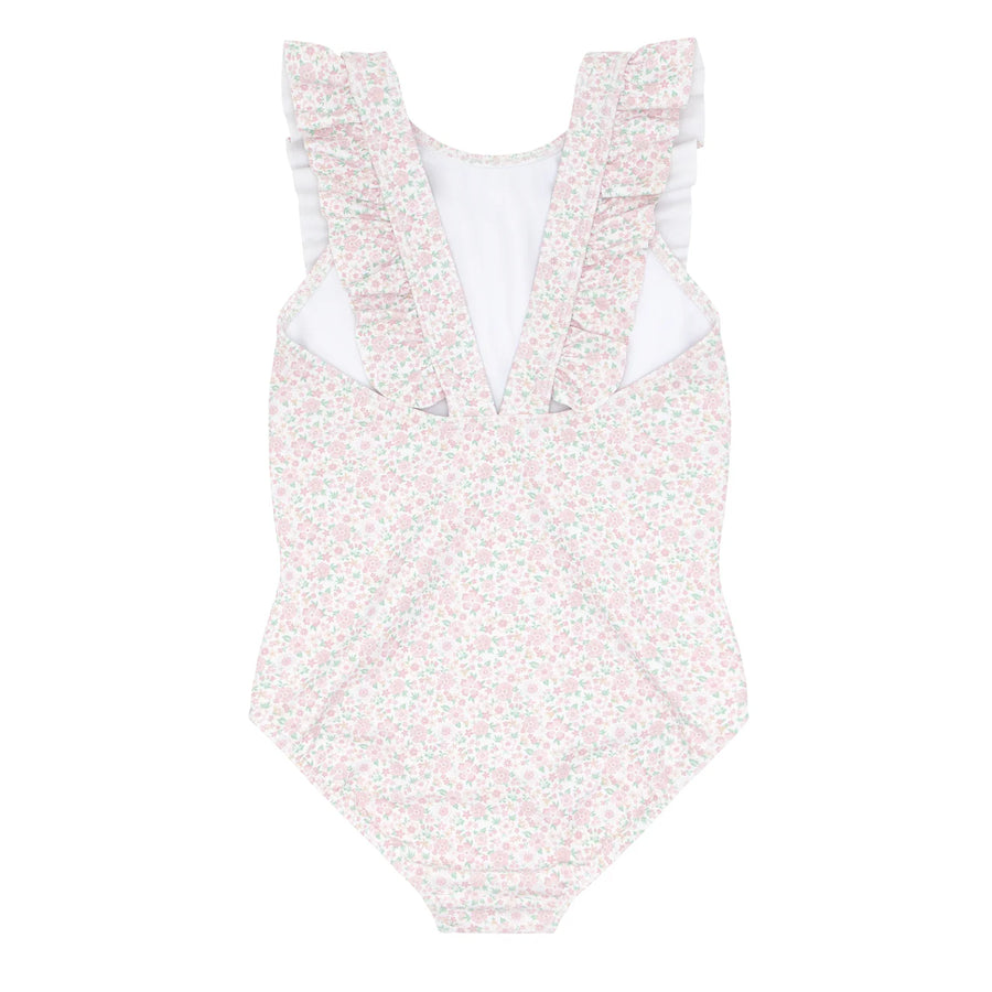 Antique Floral Ruffle Suit