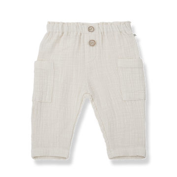 Dario Off White Gauze Pants