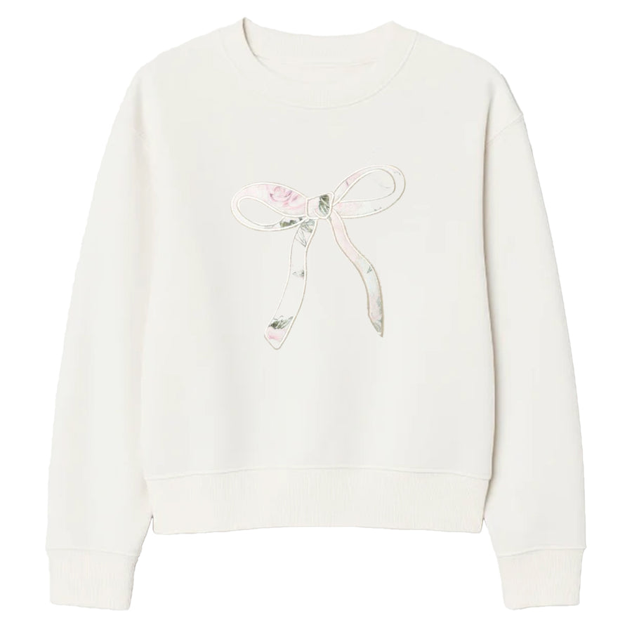 Epi Dusty Rose Bow Sweatshirt