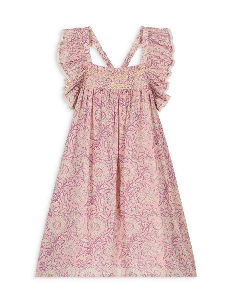 Mystralia Pink Daisy Garden Dress