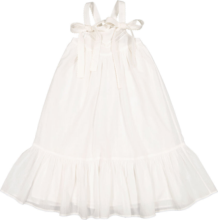 Rosalia Long White Dress
