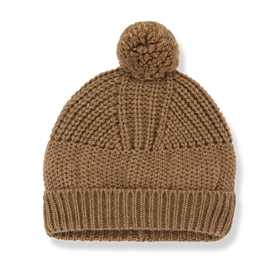 Erna Castagna Brown Knit Hat
