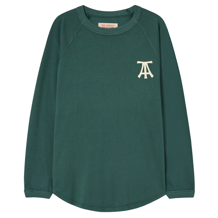 Dark Green Logo Anteater Long Sleeve T-Shirt