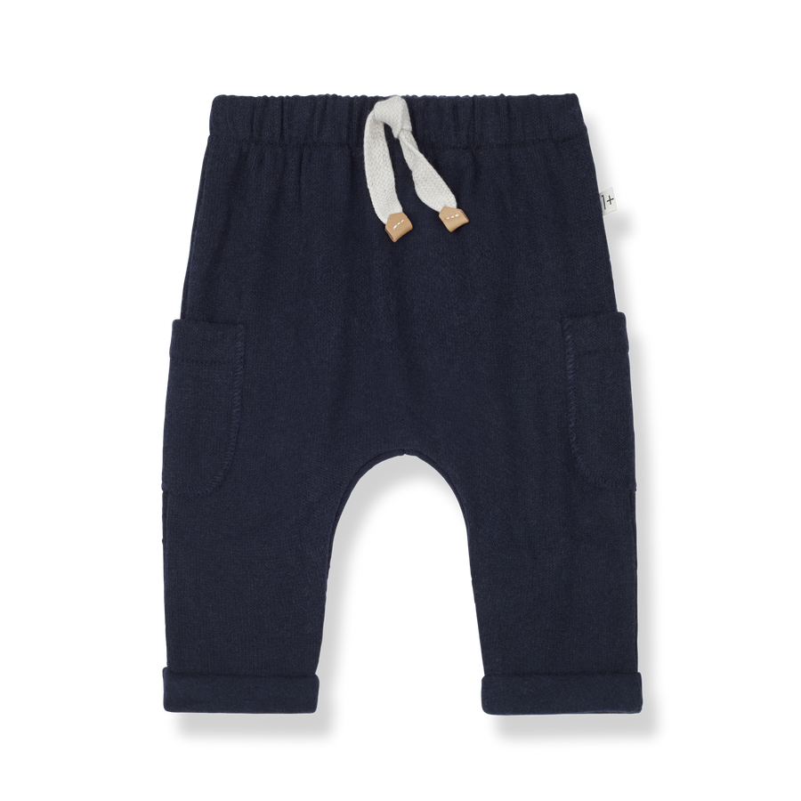 Greg Navy Fleece Pants