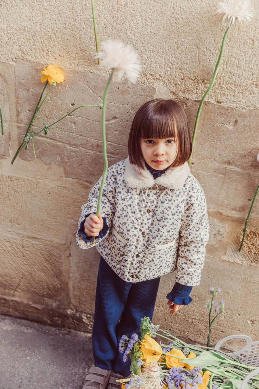 Jasmina Cream Hill Reversible Jacket