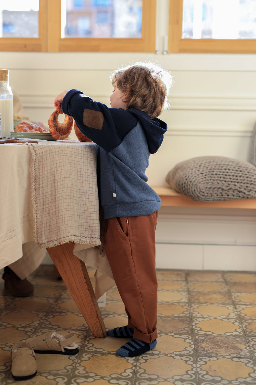 Hakon Denim Hooded Sweater
