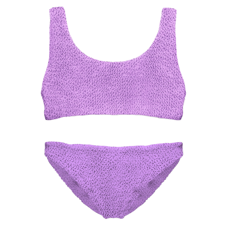 Baker Crinkle Purple Bikini Set