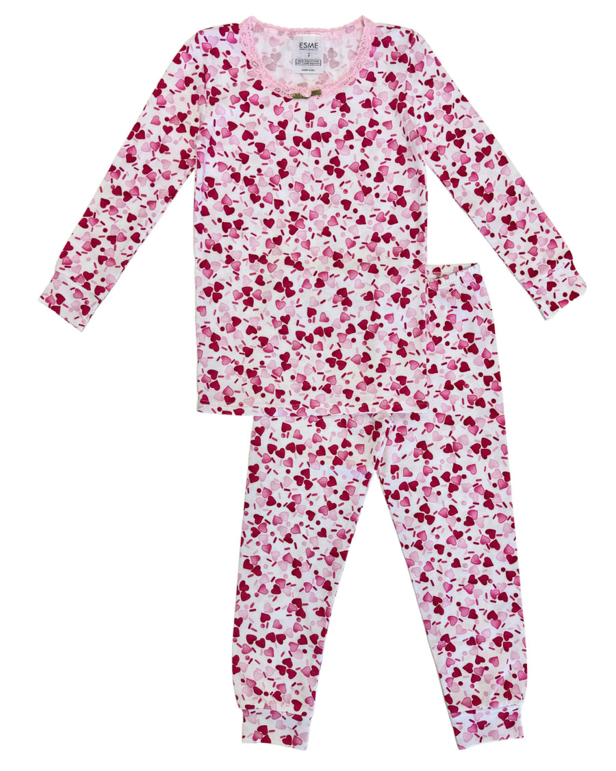 Heart Sprinkles Pajama Set