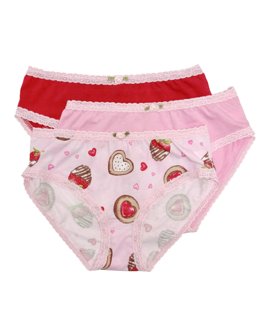 Strawberry Delight 3-Pack Underwear Set