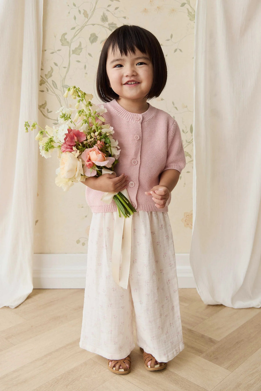 Fayette Trinket Pink Cardigan