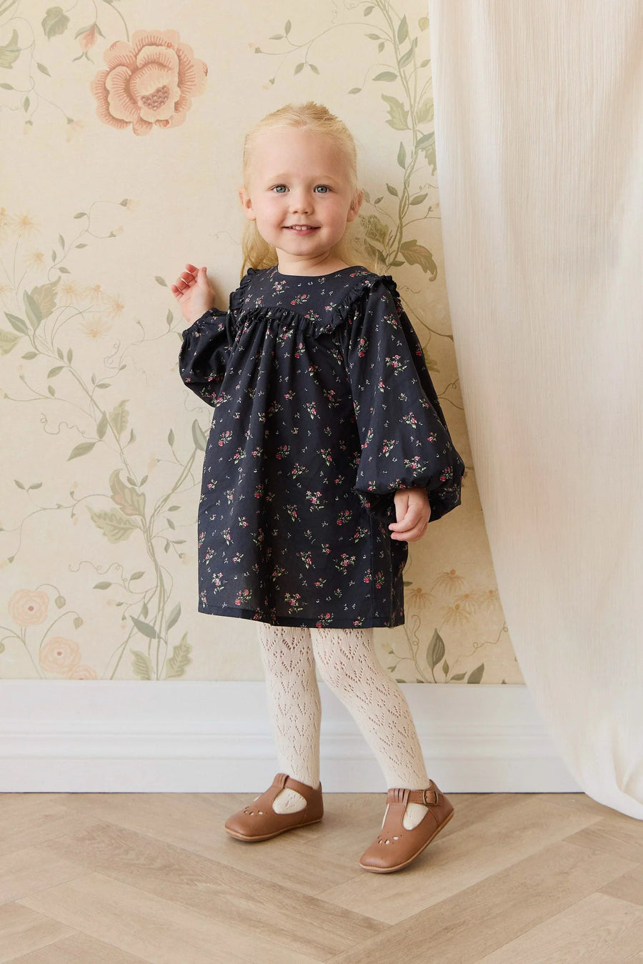 Oatmeal Marle Magnolia Tights