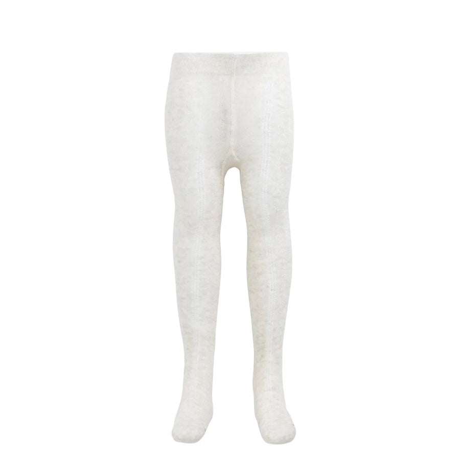 Oatmeal Marle Magnolia Tights