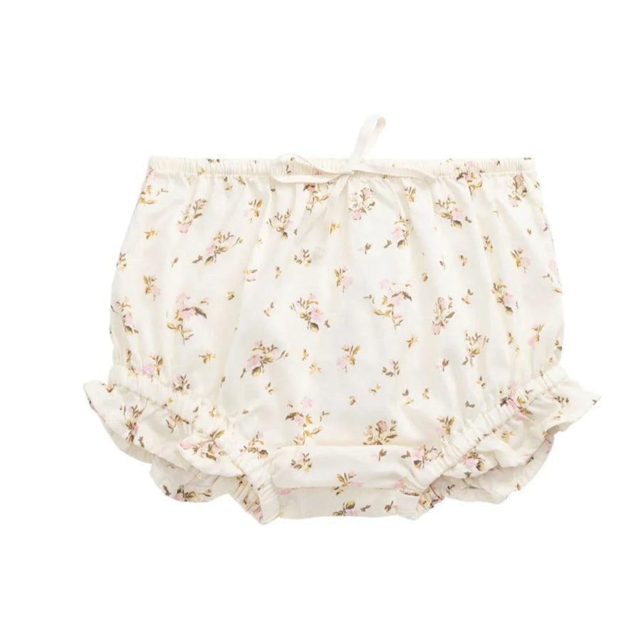 Haylen Bianca Antique Top and Bloomer Baby Set