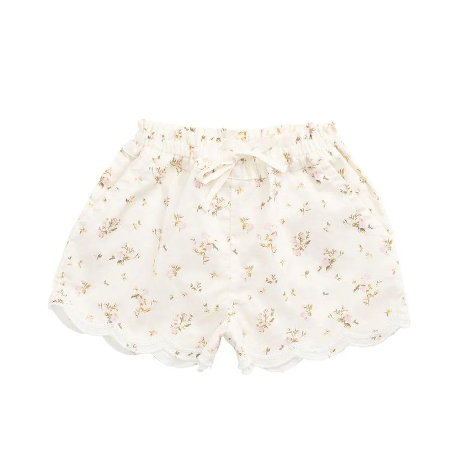 Haylen Bianca Antique Top and Short Set