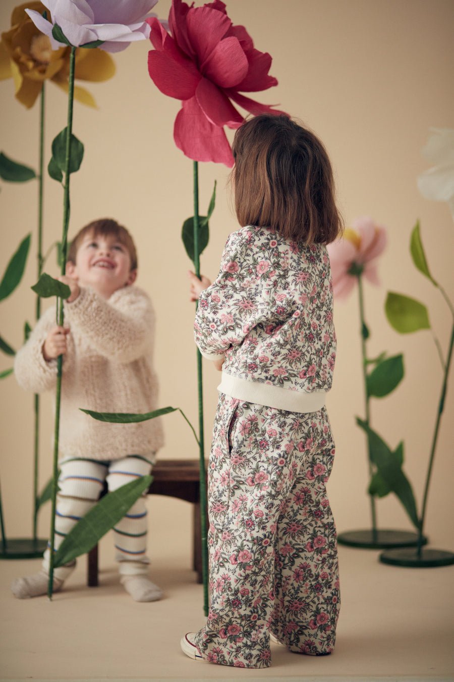 Ysalia Ivory French Fields Sweatpant