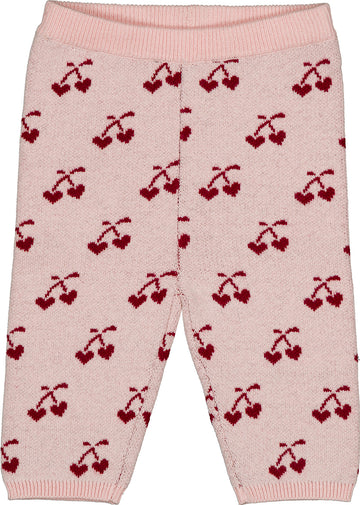 Sourire Cherry Knitted Leggings