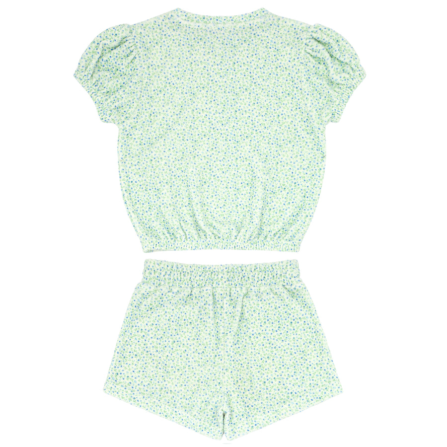 Ditsy Floral French Terry Set
