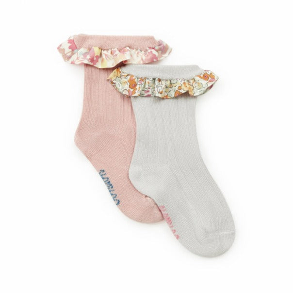 Liberty Floral Sock Set of 2