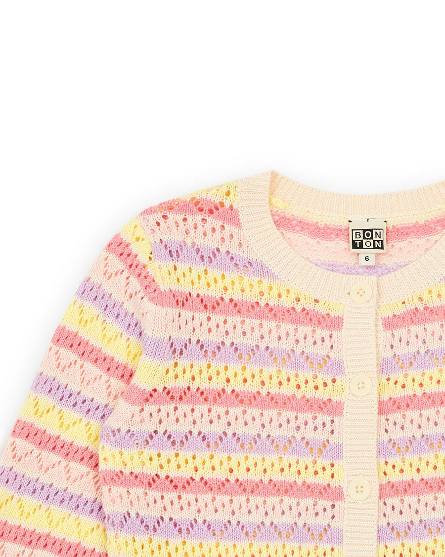 Lilou Multicolor Knitted Cardigan