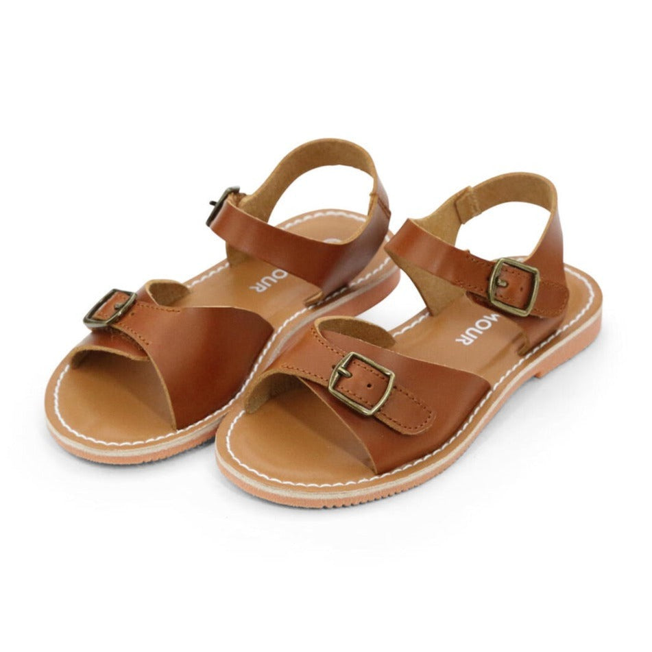 Leather Buckled Sandal main image 0