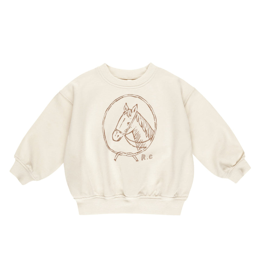 Relaxed Horse Sweatshirt