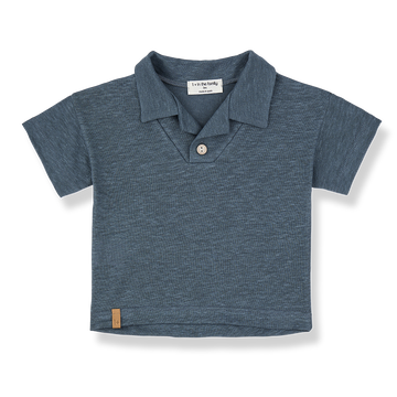 Sandro Petroleum Linen Polo