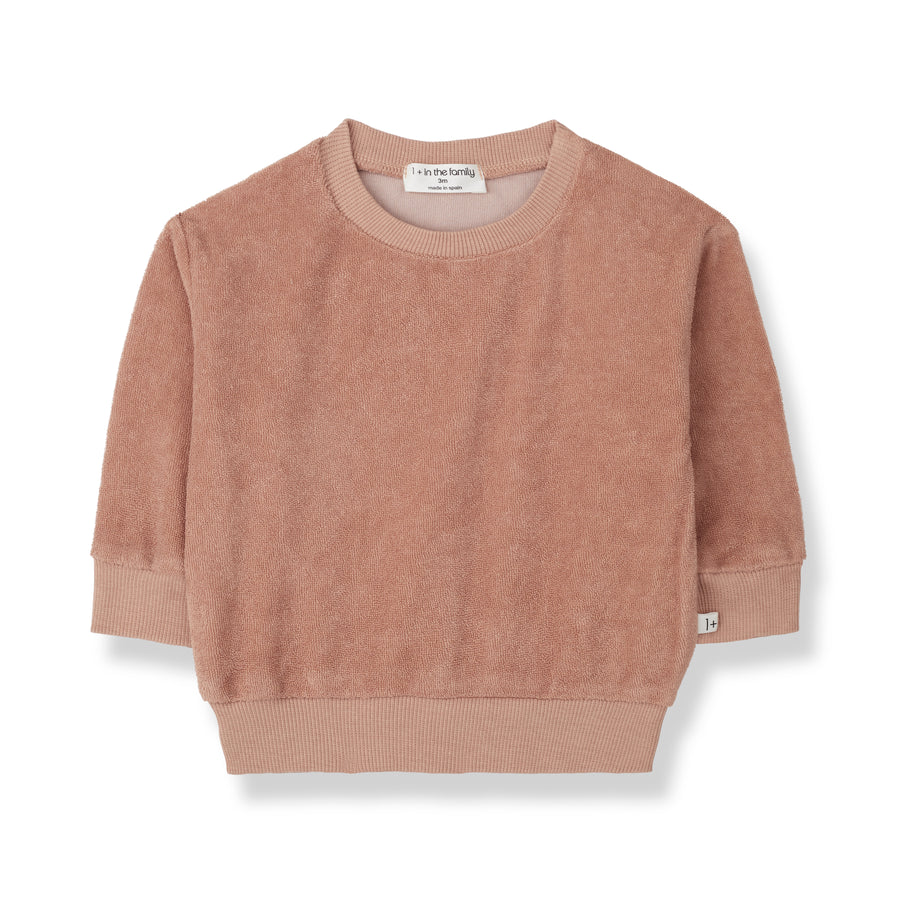 Stefano Apricot Terry Sweatshirt