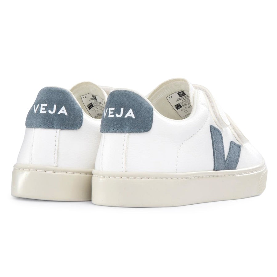 Esplar Leather White California Velcro Sneaker