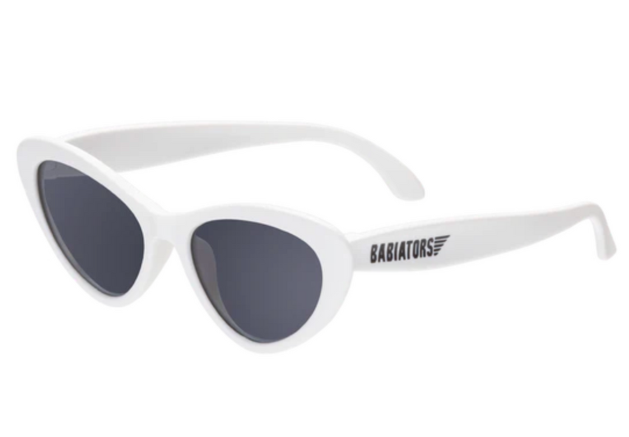 Wicked White Cat Eye Sunglasses