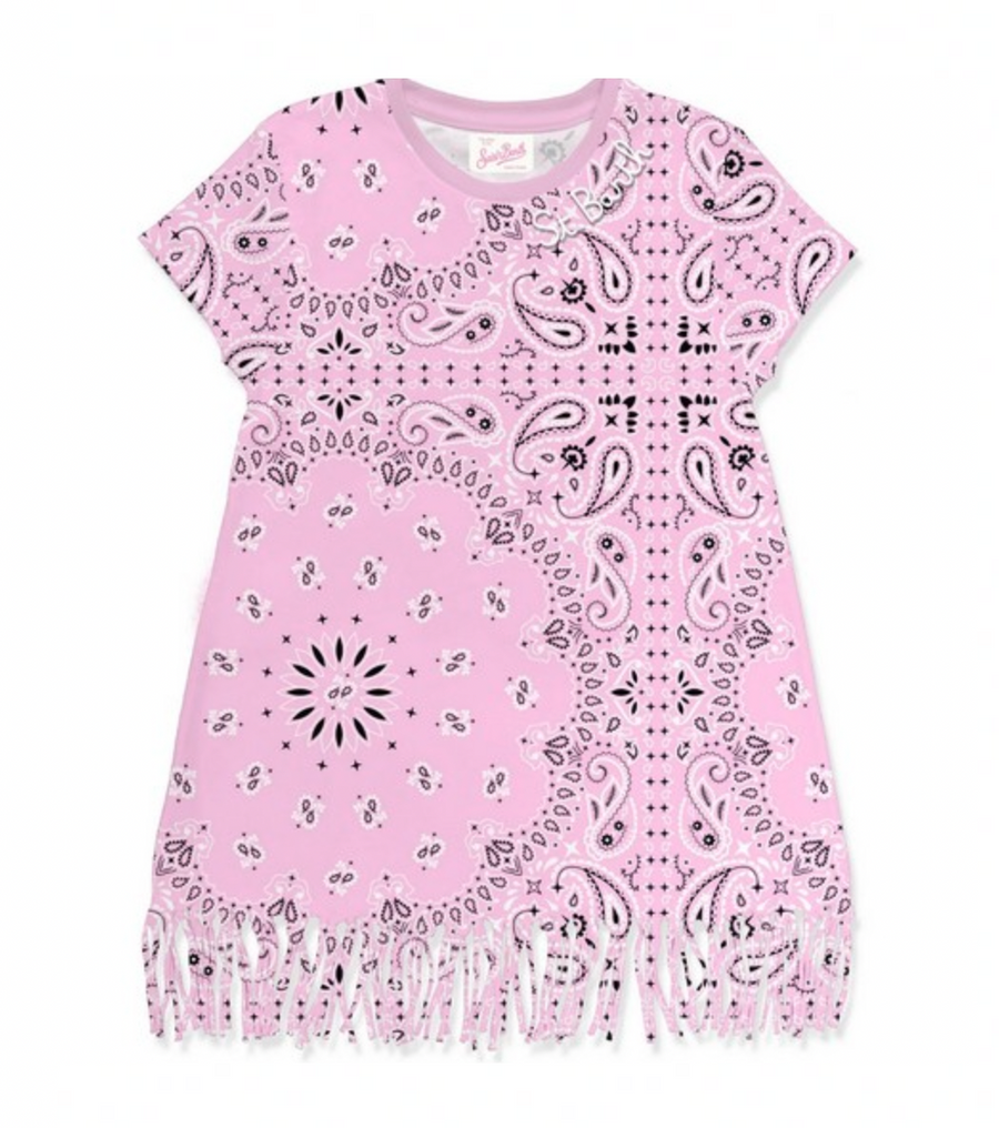 Abbey Pink Bandana Dress