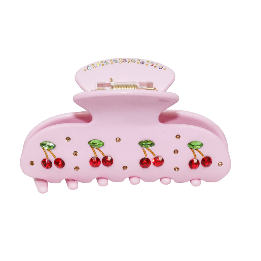 Pink Cherry Pie Hair Clip