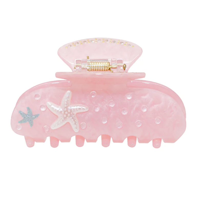 Pink Water Fairy Hair Clip