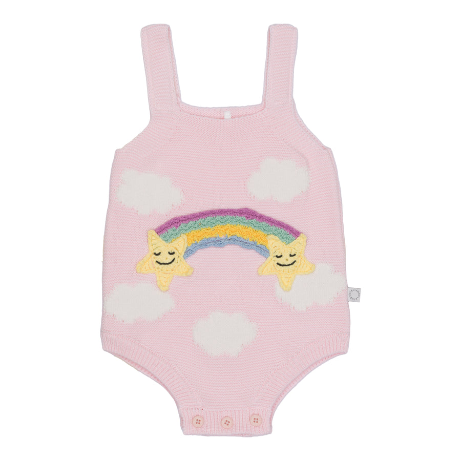 Rainbow Knit Onesie