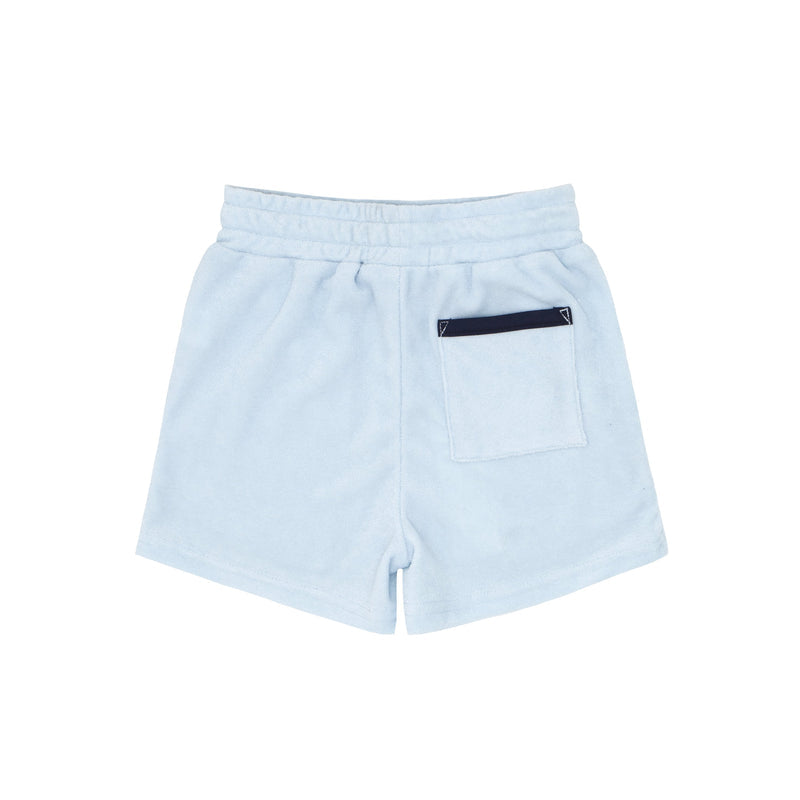 French Terry Light Blue Short