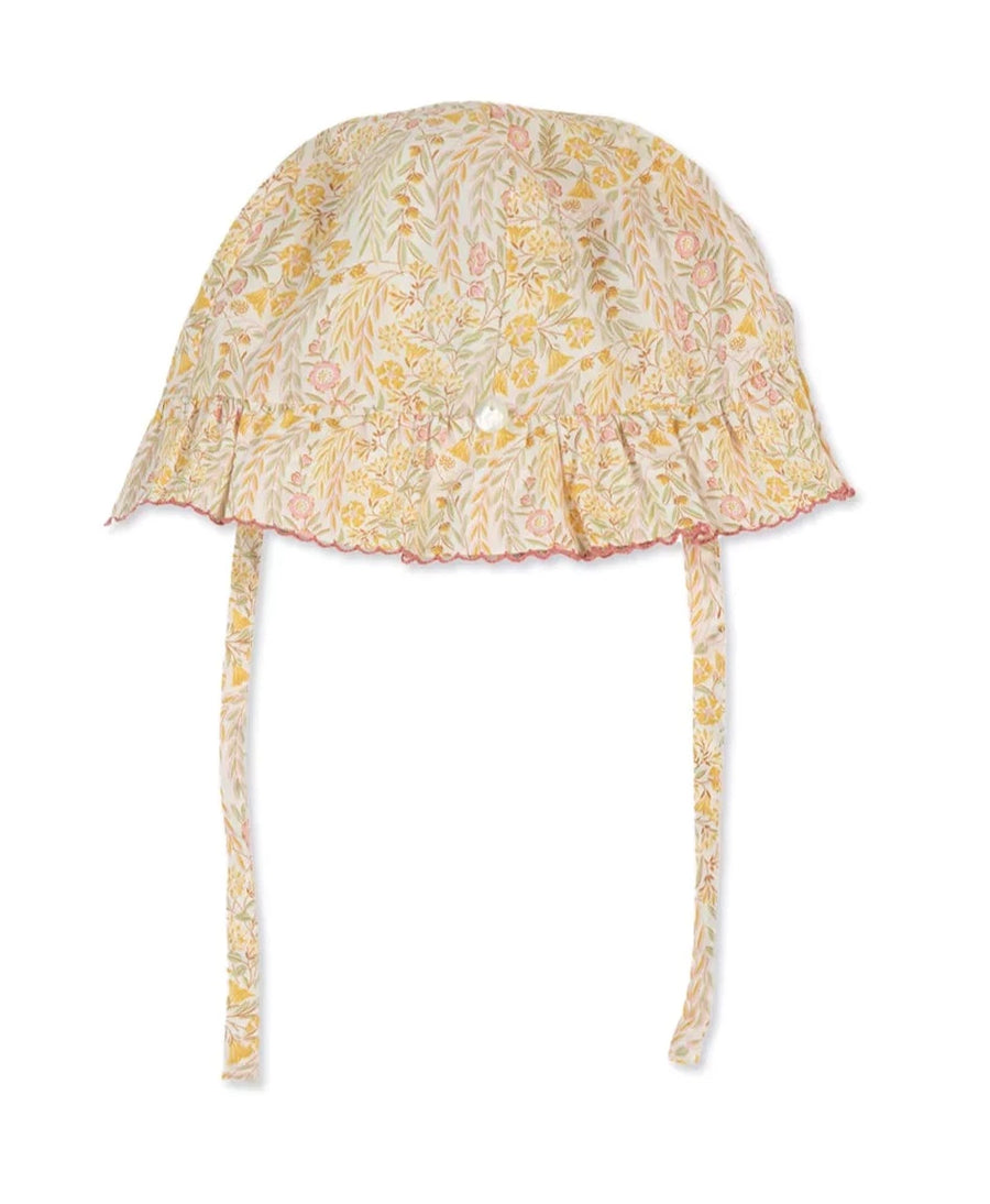 Light Floral Sun Hat