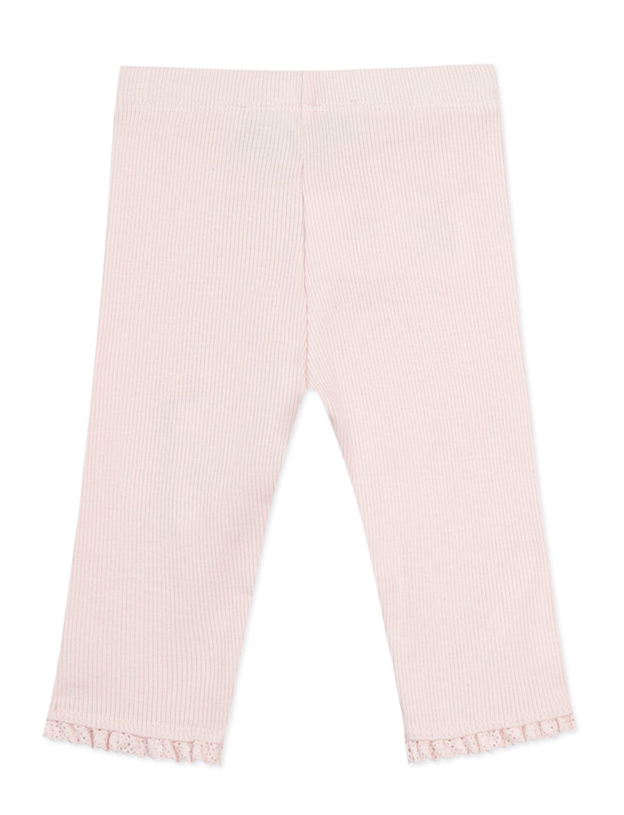 Rose Pale Ribbed Legging