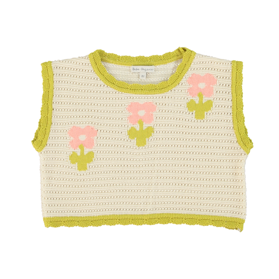 Twiggy Crochet Floral Top