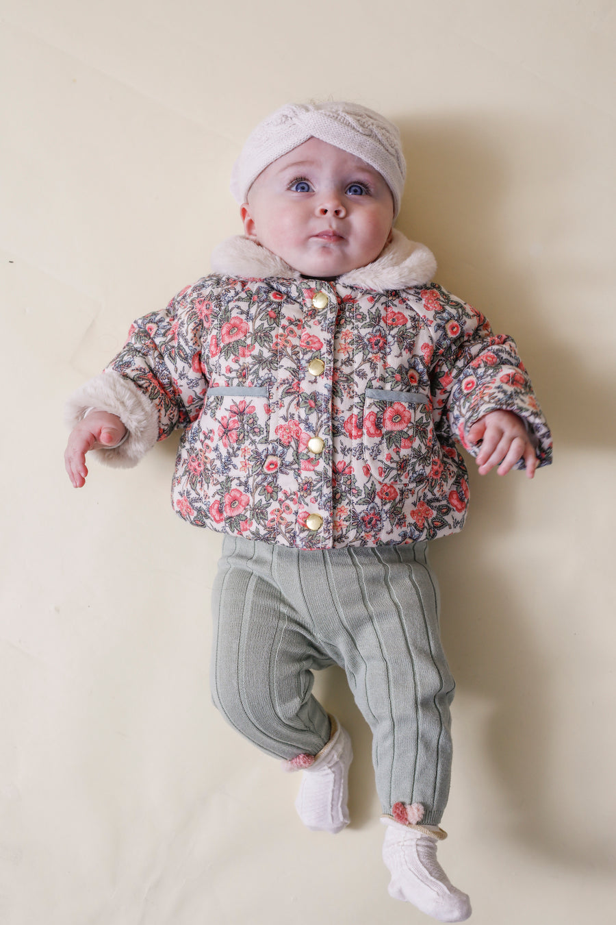 Jasmina Ivory French Fields Baby Jacket